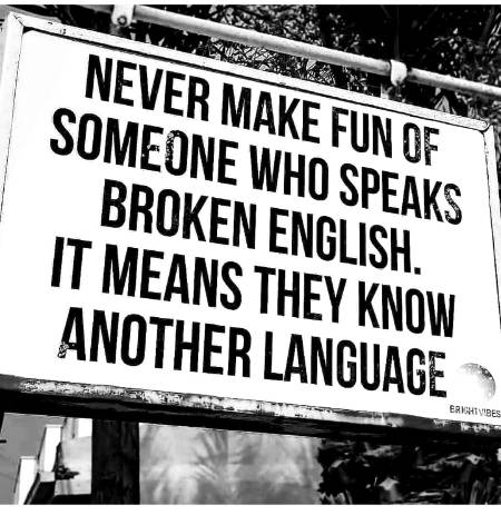 Never make fun