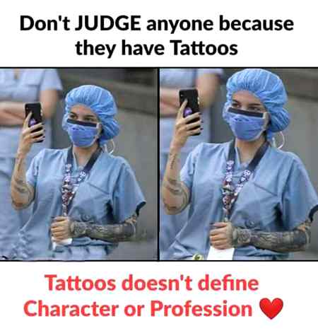Dont judge anyone by their appearance might be he or she is much better than you*☺😊