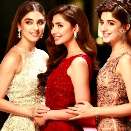 Maya Ali and mahira khan and mawra hocane...