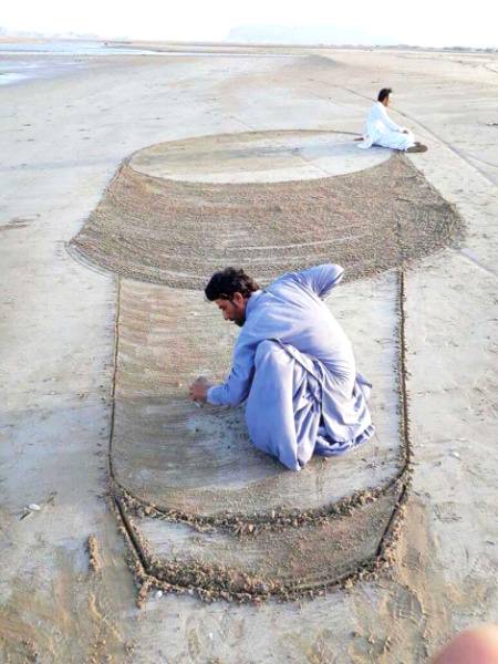 Beautiful sand Art