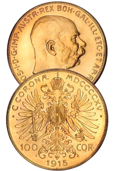 The Austrian 100 cor,1915
