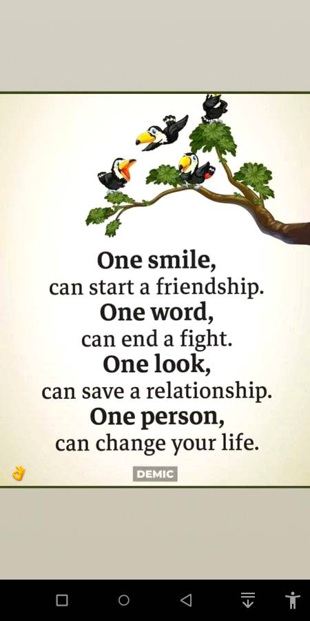 One person change Your Life
