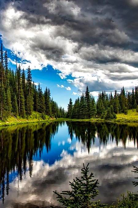 Water reflecting view in Arizona