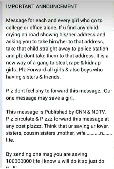 Important Announcement