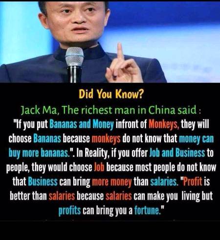 Jack Ma says