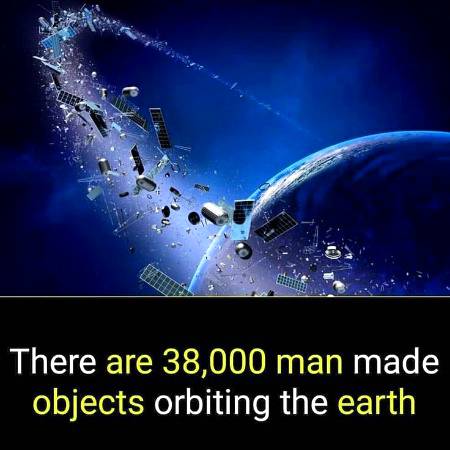 There are 38,000 man made...