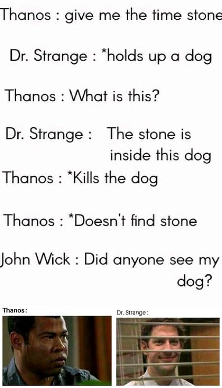 Thanos in trouble