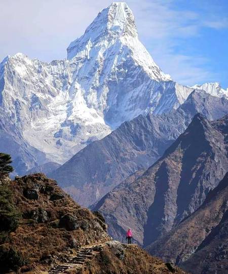 Perfect mountain amadablam
