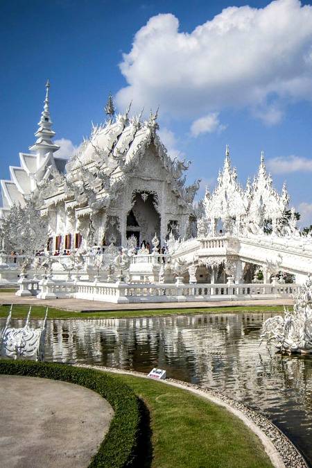 White temple Thailand