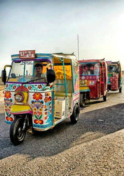 Rainbow Rickshaws__Pakistan's Vehicles of peace 💕💕