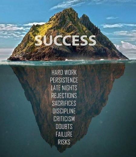 Success is not always what u see!😀🙃