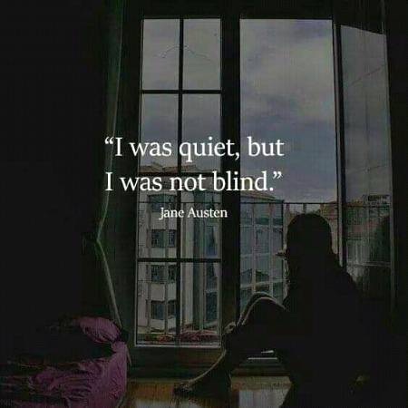 Not blind
