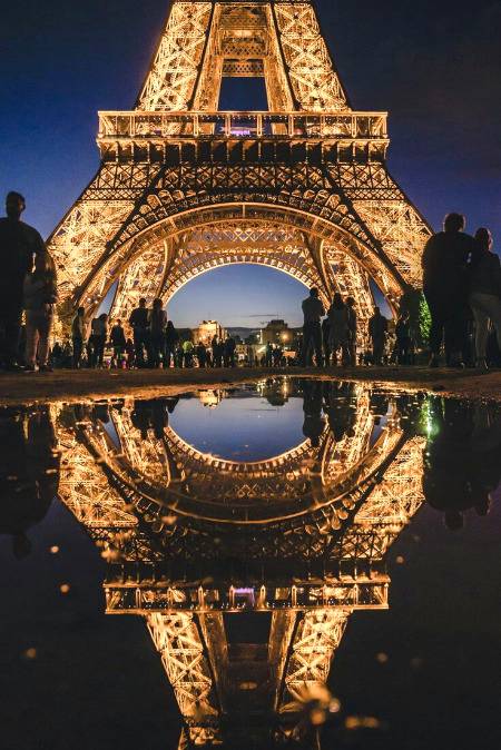 Beautiful view of Paris
