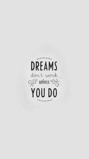 You should work