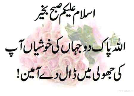 Asslam o Alaikum friends Subah ba khair