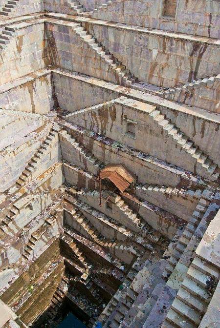 A step_well located in Rajasthan India
