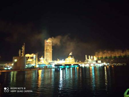 Fauji fertilizer company night view.Nyc click my bro