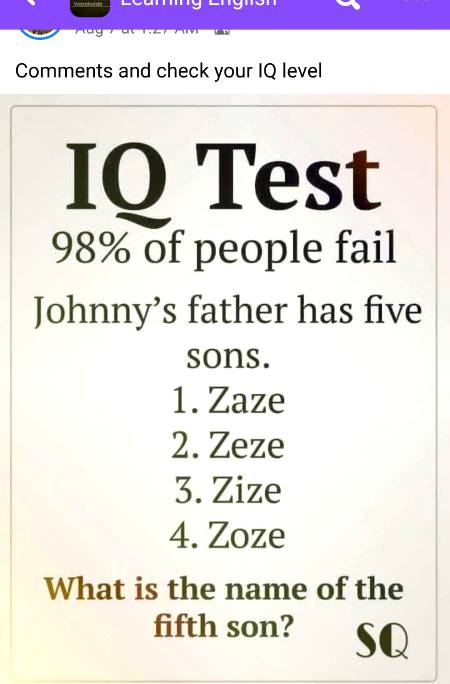 Any one comment on this