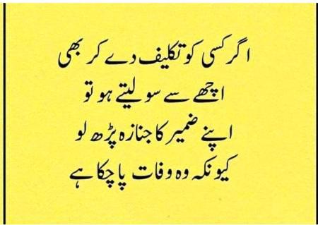 Zara ghoor ki jye.... , 


asal khushi to dosro ko khush dekh k multi hy.... kash koi smjy....