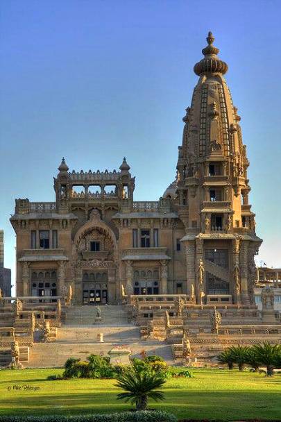 Baron Empain palace in Cairo Egypt... tourists have repordely heard voices throughout the palace during late at night