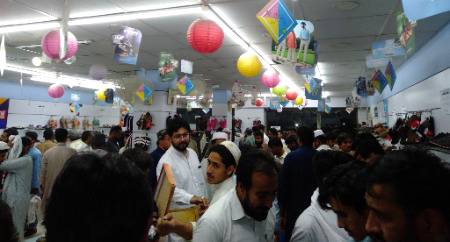 Eid festival crowd in our shop last ny8 of shawal.😉😉