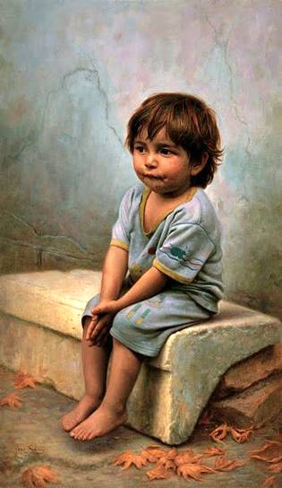 Childish solitude...No one can feel the pain!