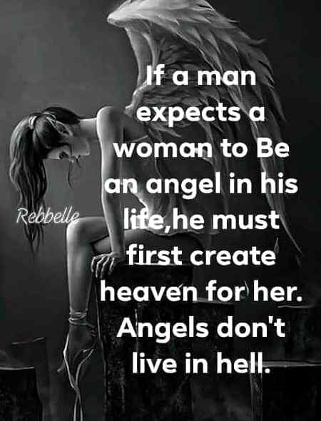 First Make heaven then welcome your angel.