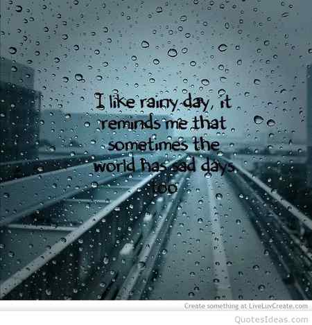 Happy rainy day