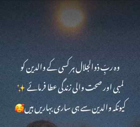 ستّر ماؤں سے زیادہ محبت کرنے والے ربّ ہر ماں کو صحت عطا فرما، سب کی ماؤں کو لمبی زندگی دے،اور ہمیشہ سلامت رکھ، سب کی ہر پریشانی اور تکلیف دُور فرما دے۔۔❣ آمین یا ربّ العالمین❣