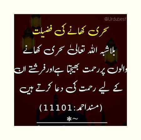 ❁ السلام عليكم ورحمة الله وبركاته ❁ ❁ســحر بخیــر❁ 
"نعمتِ رمضان کی قدر کیجیے!"

امام ابنِ جوزي رحمه الله فرماتے ہیں :

" تالله، لو قيل لأهل القبور تمنوا ؛ لتمنوا يوماً من رمضان.! "

"اللہ کی قسم! اگر قبر والوں سے کہا جائے کہ آرزو کرو تو وہ رمضان کے ایک دن کی آرزو کریں!"

|[ التبصرة - ٢/٨٥ ]|