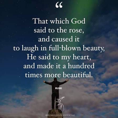 Rumi words..