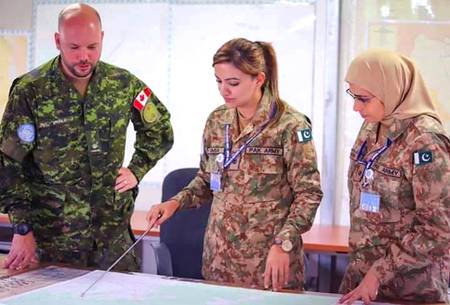 Major Samia rehman of Pakistan Army has planned various operations with special forces in Congo during UN mission to protect civilians, deter armed groups, reassure the population and to prevent conflict from escalating. 

The pride of Pakistan.