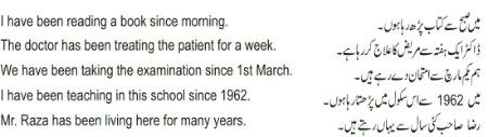 Present perfect continuous ki examples zra note kr lain... kal ko past tense krna ha humy students...
