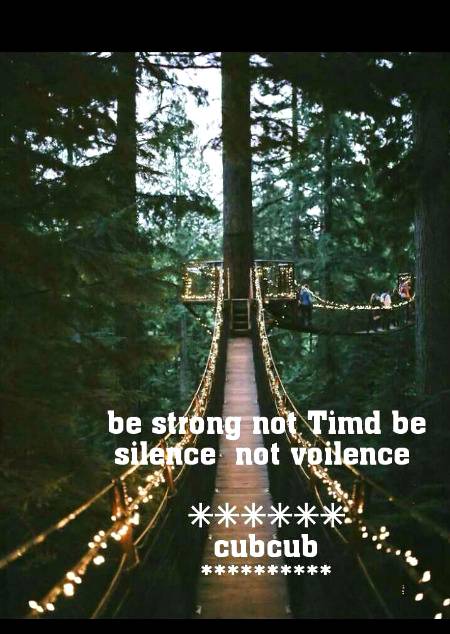 Be strong....