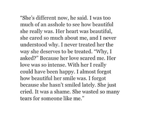 REALITY : INTENSE FEELINGS