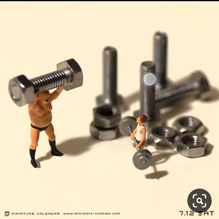 gym in tinny world