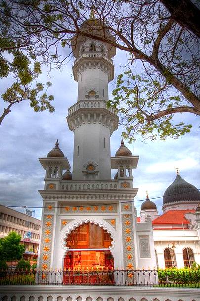 Kapiten keling mosque in Georgetown Penang Malaysia