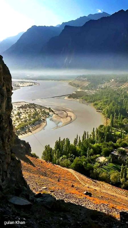 View of skardu