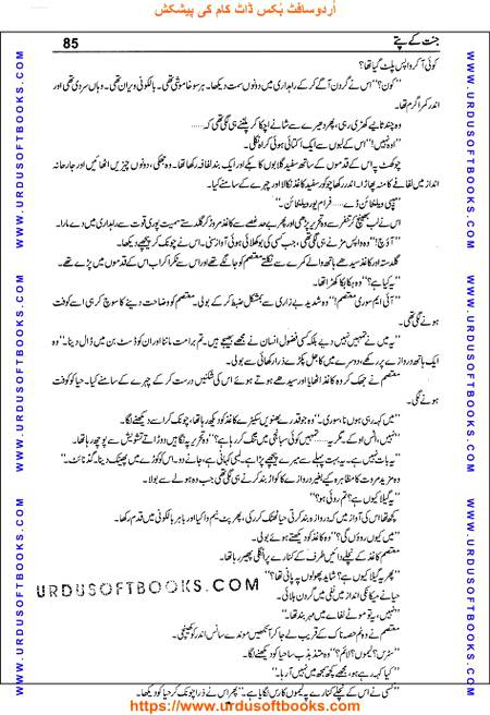 Title = Jannat kay patay.
Writer = Nimra Ahmed.
Total Pages = 85.
