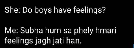 Hm mn zyada feelings hn😏😏