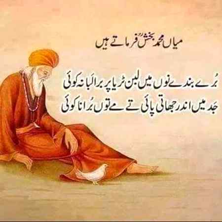 کدی اپنے آپ نوں وی ویکھ بندیا اپنے من دا میل وی جھاڑ دوجیاں نوں کد تکر رولیں گا اپنے ذہن دا جندڑا وی کھول ۔