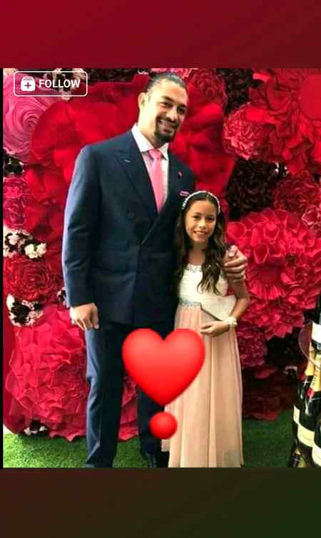 Reigns with his daughter 🔥🔥 🔥🤘 🤘 beautiful click 😍😍
