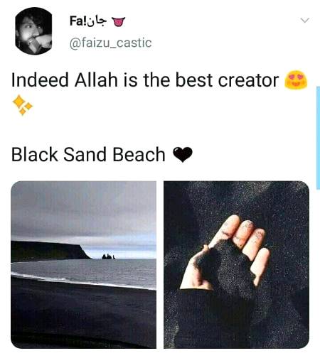 Black sand beach.....😍😍😍😍😍😍