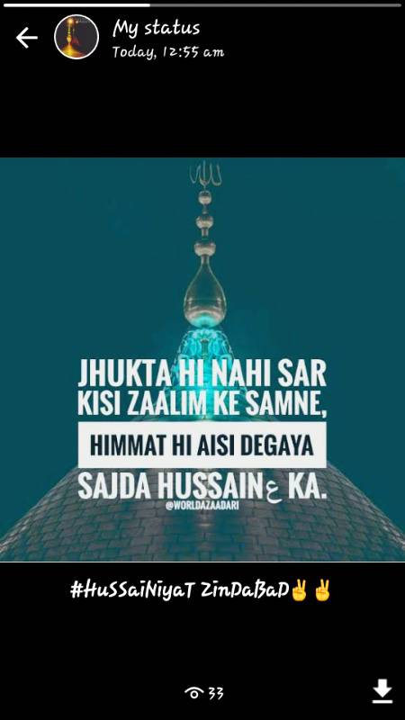💞ApNa hAi "NaAra"
Ya HUsSaiN "a.s"💞