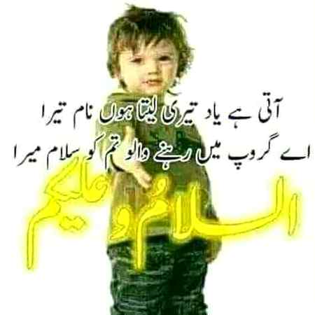 Aslama-o-Alakum frndz