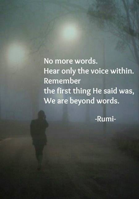 RUMI'S WORDS