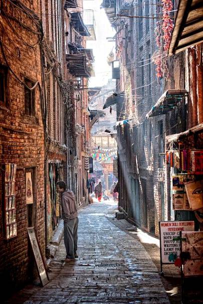 Alleys of Bhaktapur (Nepal)