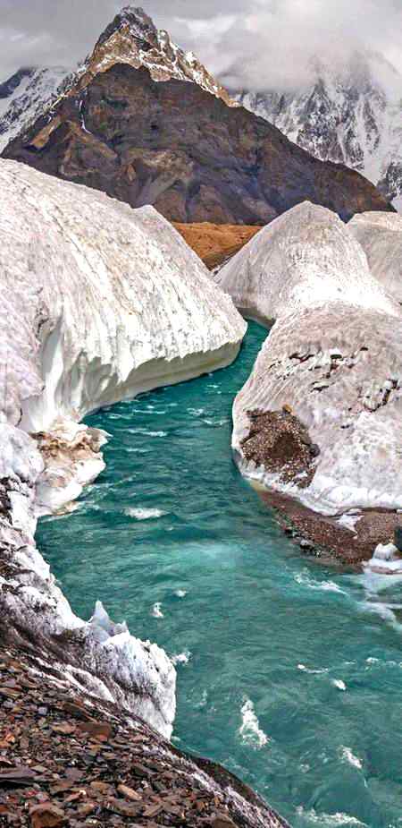 Glacier near K2 peak..🔥