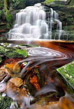 Beautiful water falls