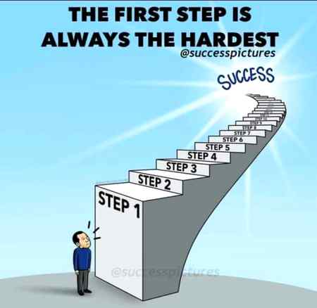 First step is Hard